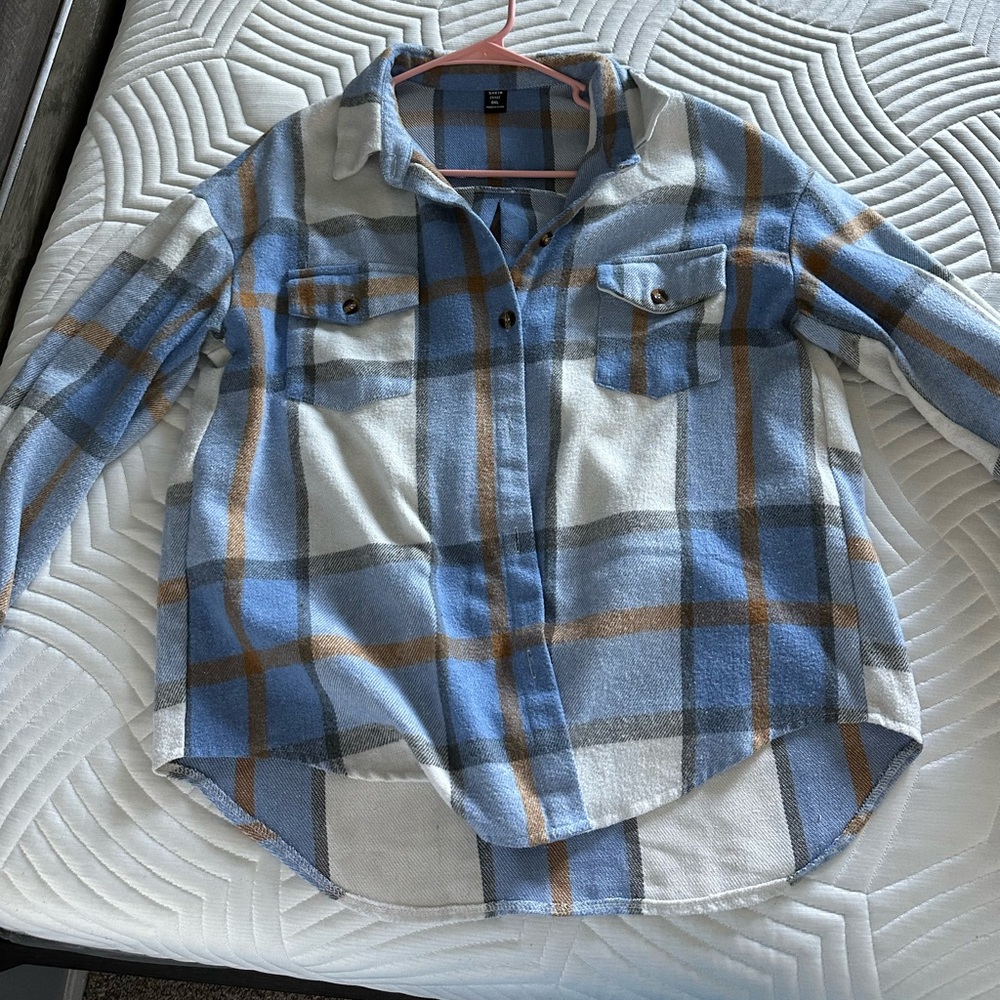 Plaid Print Sweater